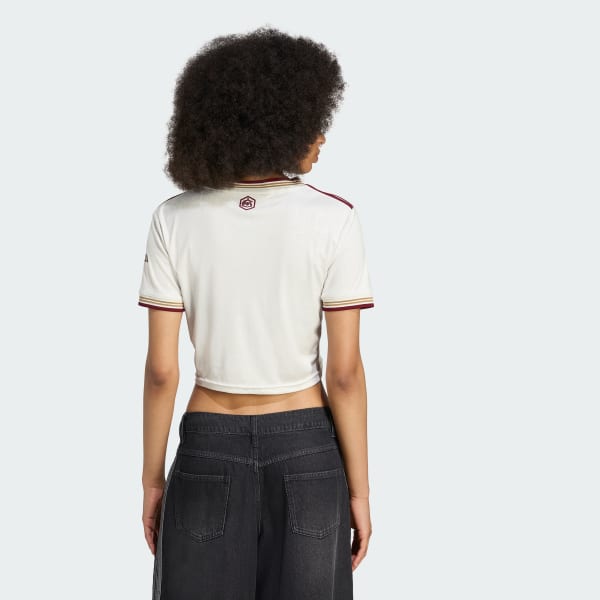 Bialy Koszulka Arsenal 25/26 Cropped Third