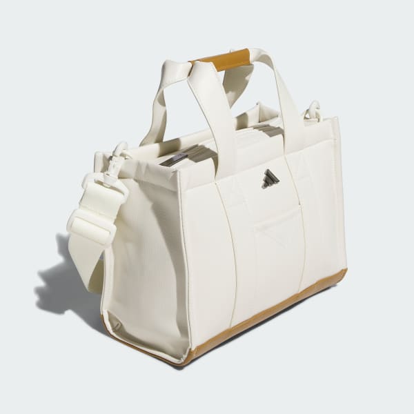 White PU Round Tote