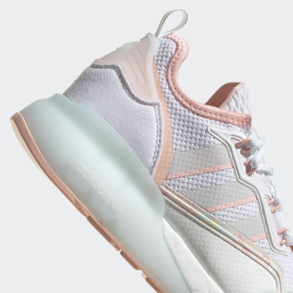 White ZX 2K Boost Shoes LRS22