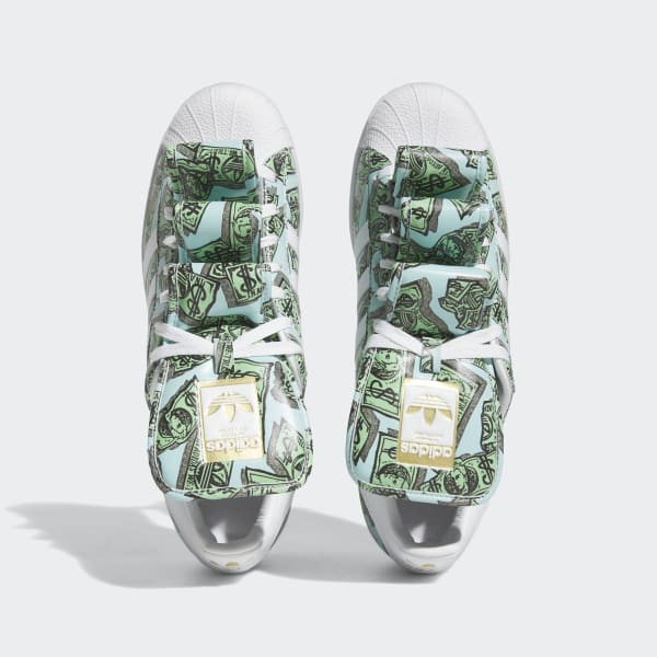 Vit Jeremy Scott Money Print Superstar Shoes