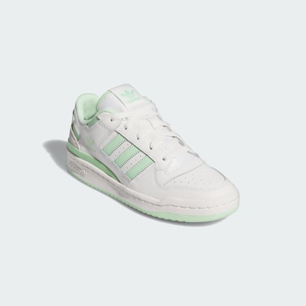 White Forum Low CL Shoes