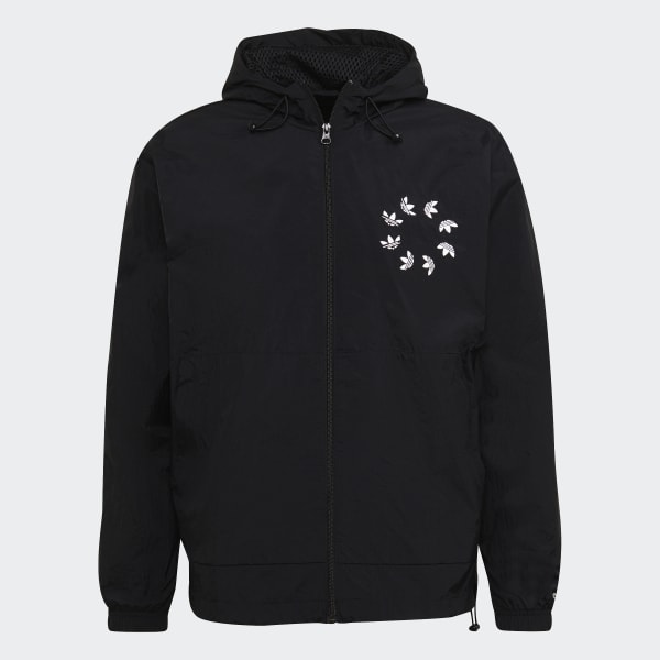 adidas Adicolor Shattered Trefoil Windbreaker Black adidas Philippines