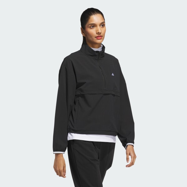 adidas Go-to Quarter-Zip Jacket - Black | Free Shipping with