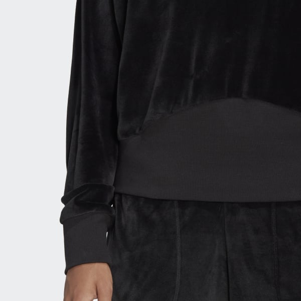 Noir Sweat-shirt en velours Holidayz Cozy VZ533