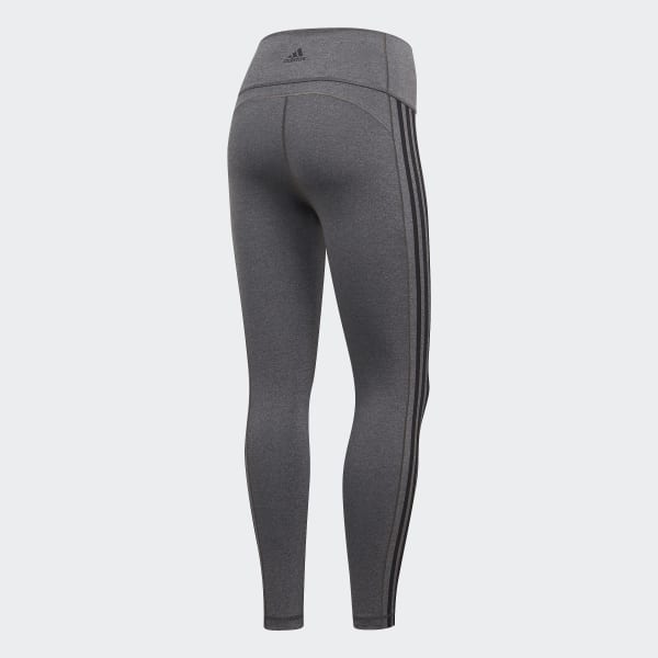 adidas Believe This 2.0 3-Stripes 7/8 Tights - Grey | Women's Training ...