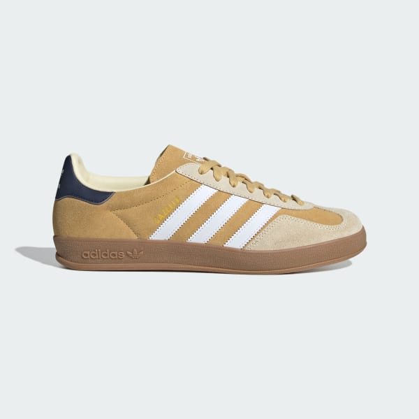 adidas Gazelle Indoor Shoes - Beige | Free Shipping with