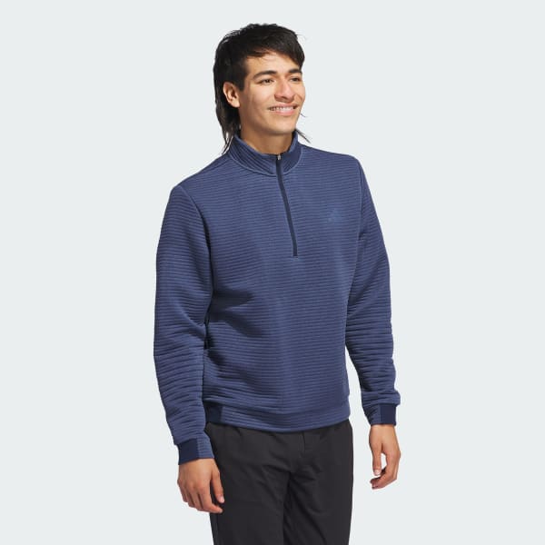 Blu Pullover Ultimate365 DWR Textured Quarter Zip