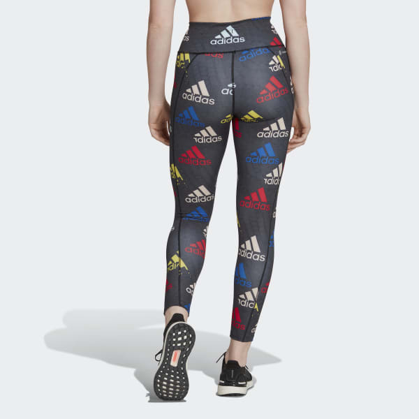 Czerń Running Essentials Brand Love 7/8 Tights VB870