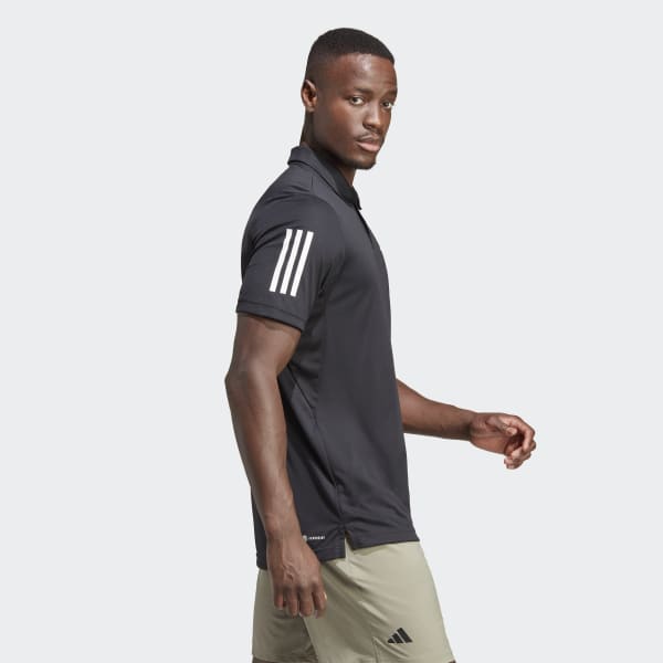 adidas Club 3 Stripes Tennis Polo Shirt Black adidas Thailand
