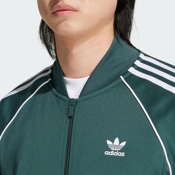 adidas Adicolor Classics SST Track Jacket Green Free Shipping with adiClub adidas US