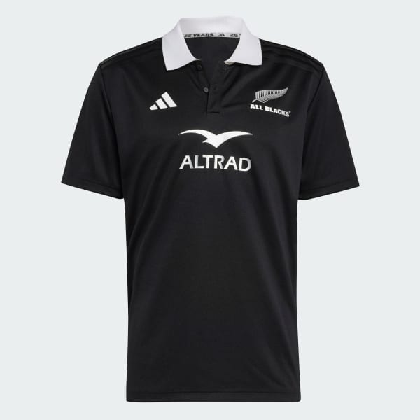 Nero Maglia da rugby AEROREADY Short Sleeve All Blacks