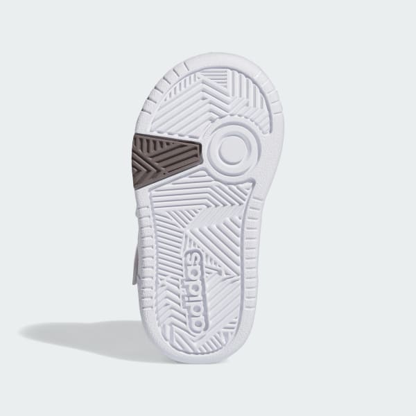 wit Hoops Mid Schoenen