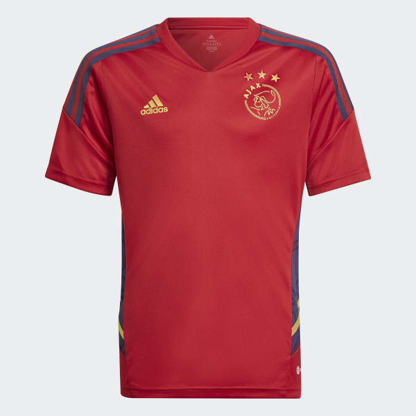 cervená Ajax Amsterdam Condivo 22 Training Jersey