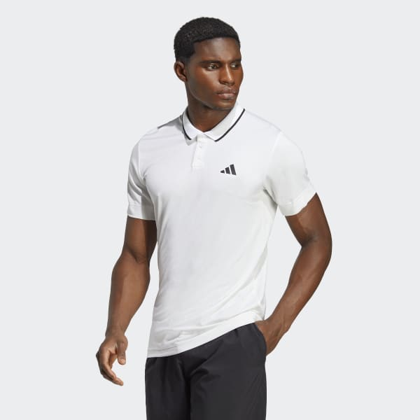 White Tennis FreeLift Polo Shirt