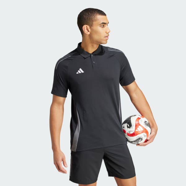 Black Tiro 24 Competition Polo Shirt