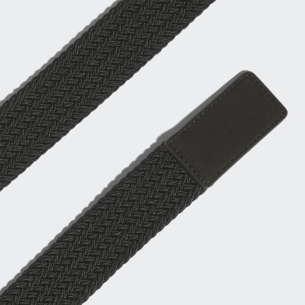 Negro Cinturón Braided Stretch
