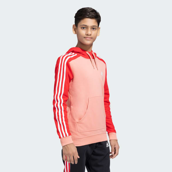adidas STRIPES FREELIFT SWEATSHIRT Red adidas India