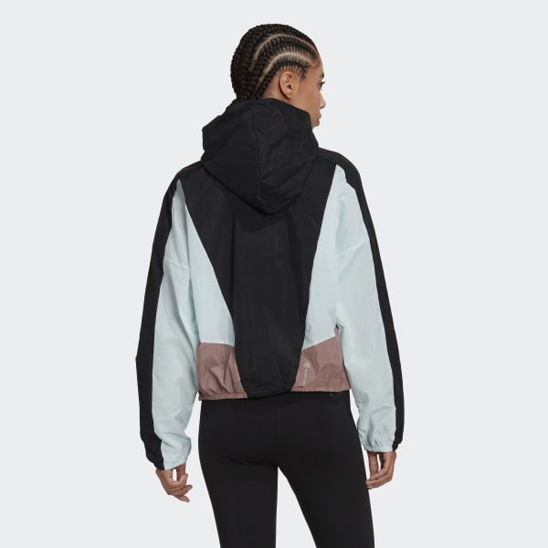 Schwarz Hyperglam Hooded Trainingsjacke BVS55