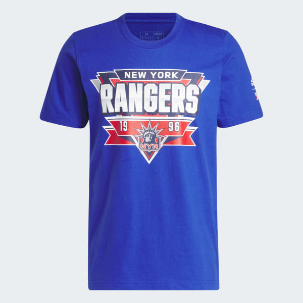 Adidas Rangers Playmaker Long Sleeve Tee Royal Blue S Mens