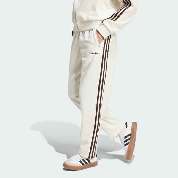 adidas 80s Premium Embossed 3 Stripes Track Tracksuit Bottoms White adidas Ireland