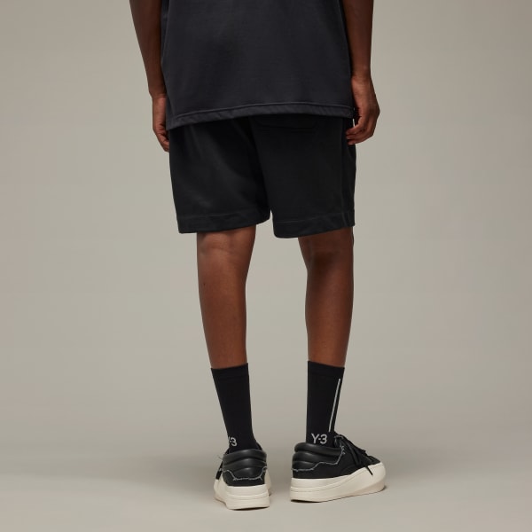 Black Y-3 French Terry Shorts