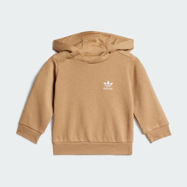 Brown Hoodie Cargo Set Kids
