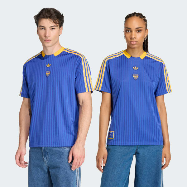 adidas Boca Juniors Terrace Icons Jersey - Blue | Free