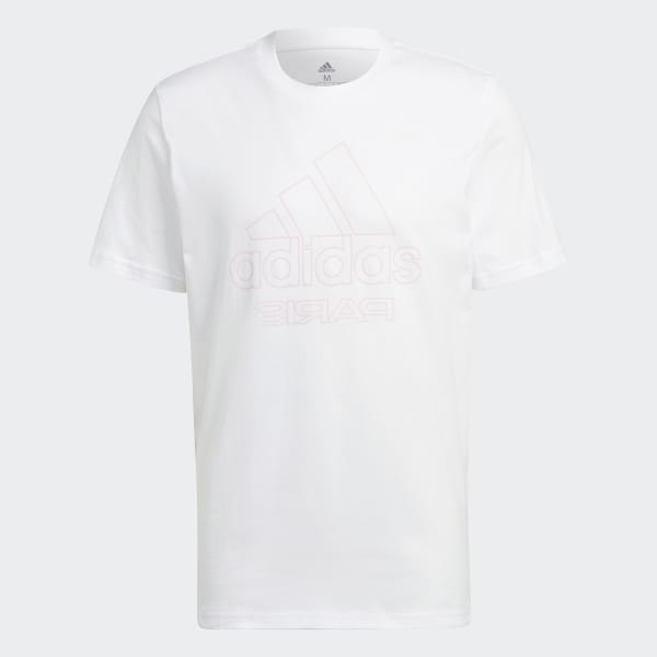Bianco T-shirt Paris Graphic CC319