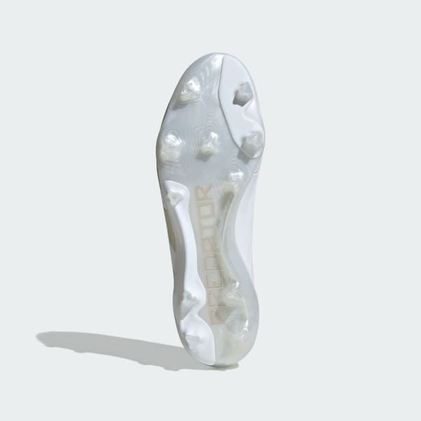 White Predator Elite Laceless Firm Ground Boots