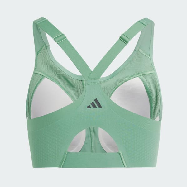 Green TLRD Impact Luxe High-Support Zip Bra