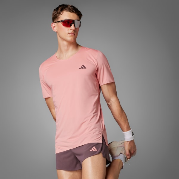 สีชมพู เสื้อวิ่ง Adizero