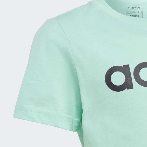 Green Essentials Linear Logo Cotton Slim Fit Tee