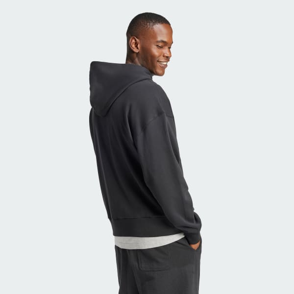 Siyah ALL SZN French Terry Full-Zip Kapüşonlu Üst