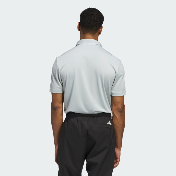 Grey Core Chest Stripe Polo Shirt