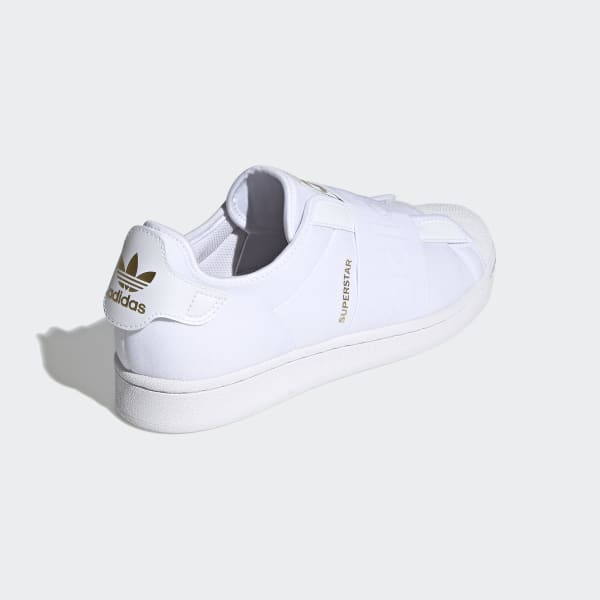 Superstar slip on men gold outlet