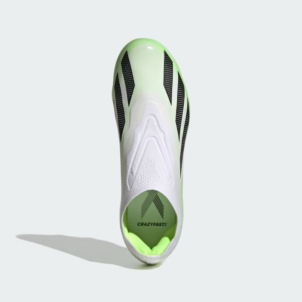 Λευκό X Crazyfast.1 Laceless Firm Ground Boots