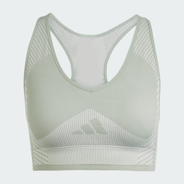 Verde Sujetador AEROKNIT Training Light Support
