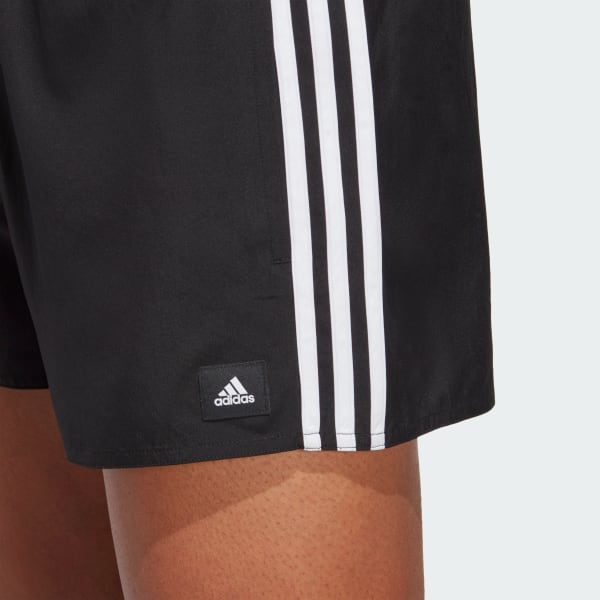 Czerń 3-Stripes CLX Swim Shorts