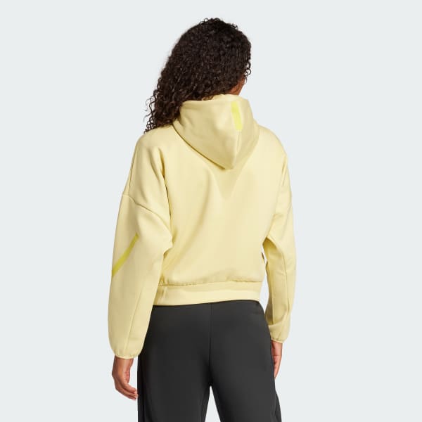 Sari adidas Z.N.E. Full-Zip Kapüşonlu Üst