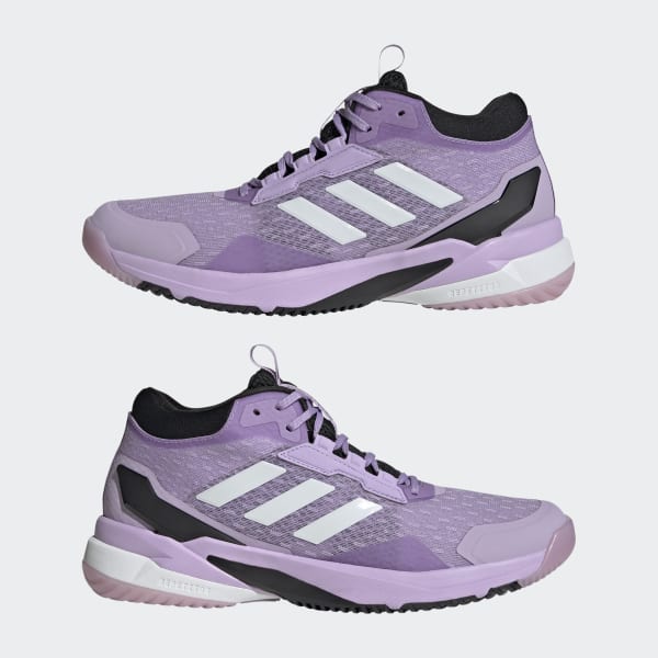 adidas Crazyflight 6 Mid Indoor Sneakers - Purple | Free Shipping