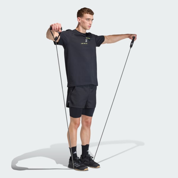 ブラック Les Mills One Tribe グラフィック半袖Tシャツ