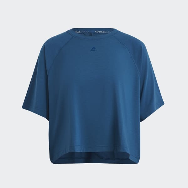 Blau AEROREADY Wrap-Back T-Shirt GR591