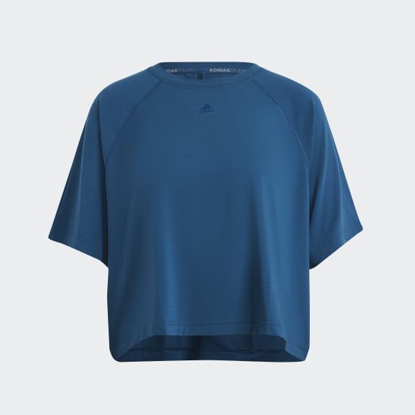 Blue AEROREADY Wrap-Back T-Shirt GR591