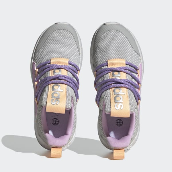 Grey Lite Racer Adapt 4.0 Slip-On Lace Shoes