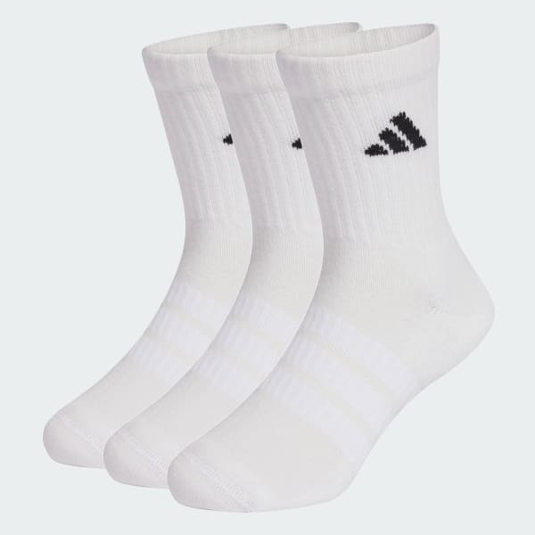 Branco MEIAS ESPORTIVAS ACOLCHOADAS 3 PARES