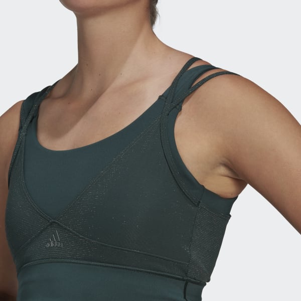 Groen Powerimpact Training Medium-Support Shiny Beha DO013