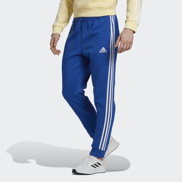 adidas Mens Essentials 3Stripes Tapered Tricot India  Ubuy