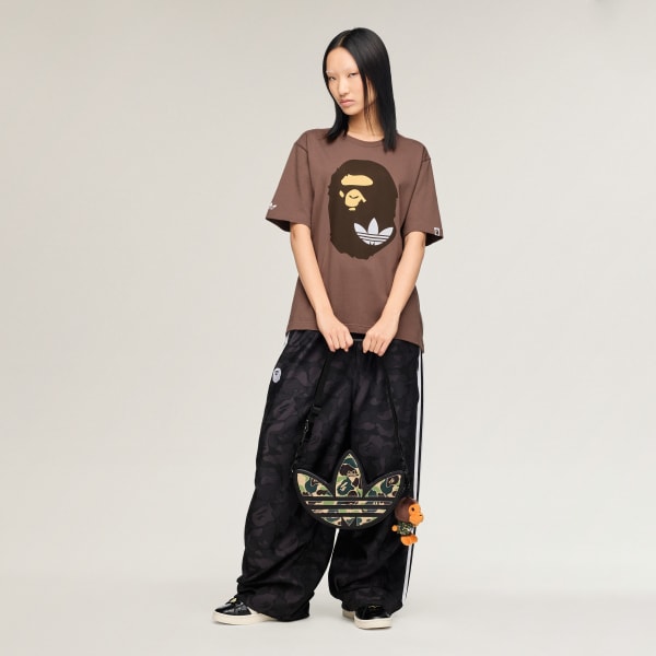 Zwart TREFOIL BAPE SCHOUDERTAS