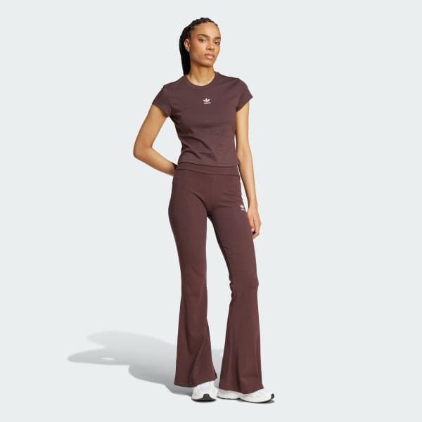 Brown Essentials Slim Tee
