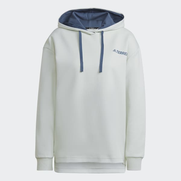 Zielony Terrex Logo Graphic Hoodie QG501